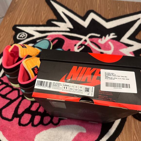Jordan 1 Retro High Tokyo Bio Hack Size 11.5 - Brand New - Picture 7 of 9